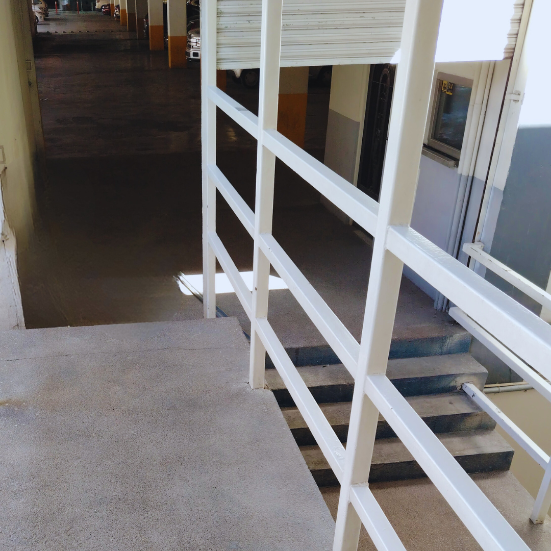 Accesos con escaleras