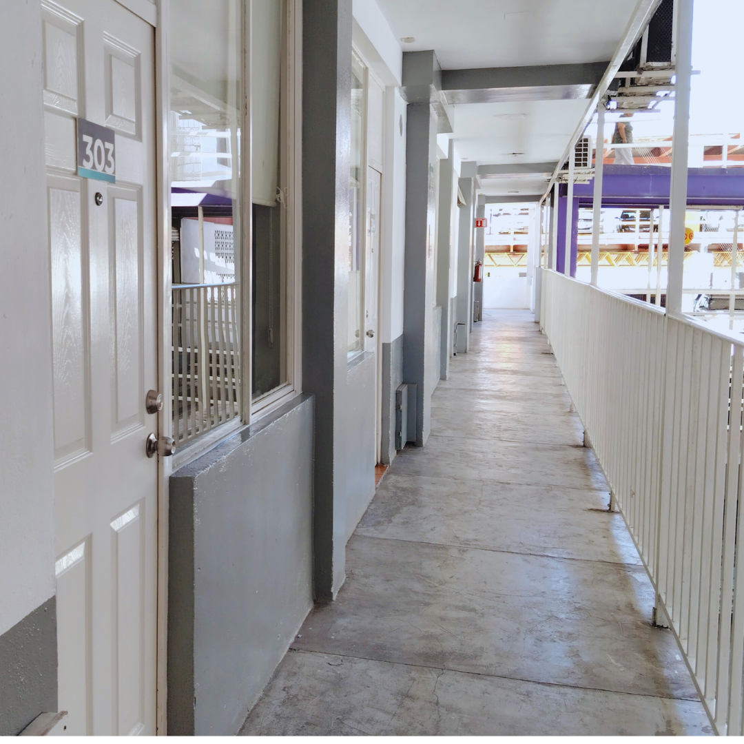 Pasillos y rutas de salida