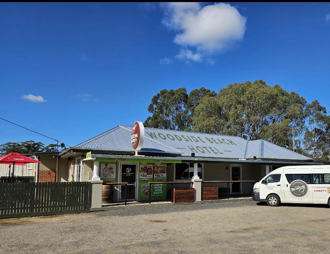 The Woodside Beach Hotel affectionately called “The Woody” by locals
