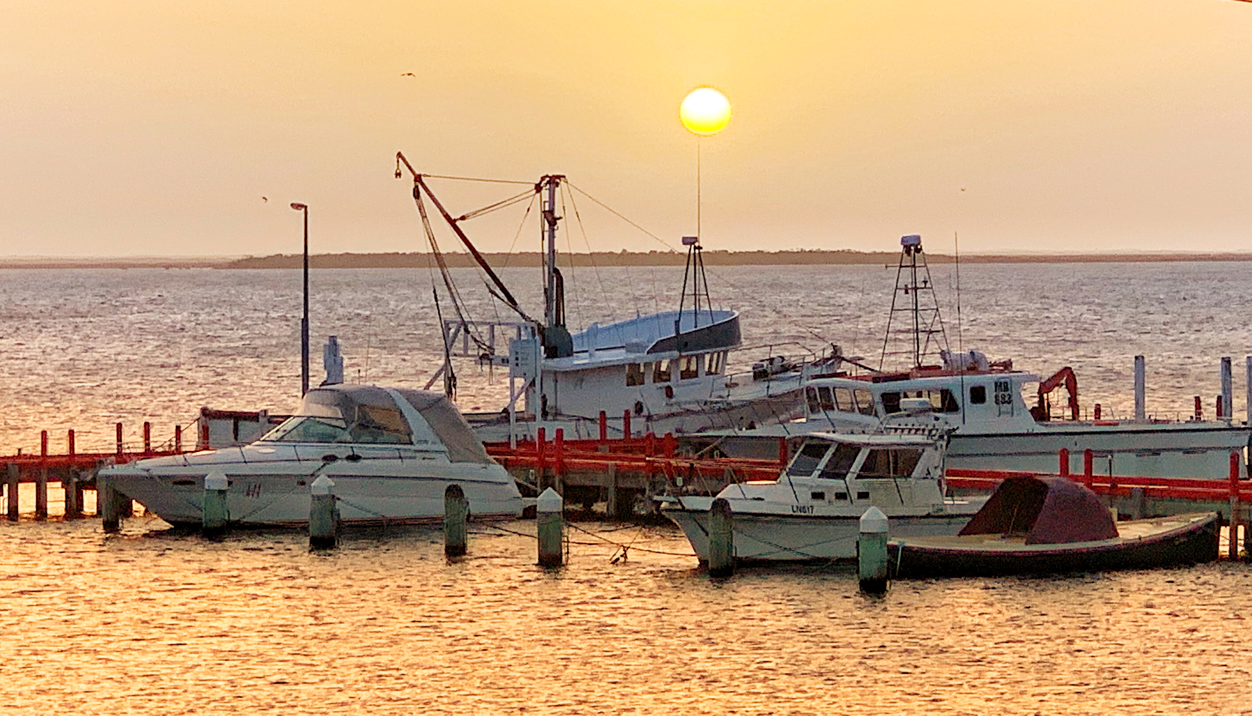 Hotel Jetty at sunrise
