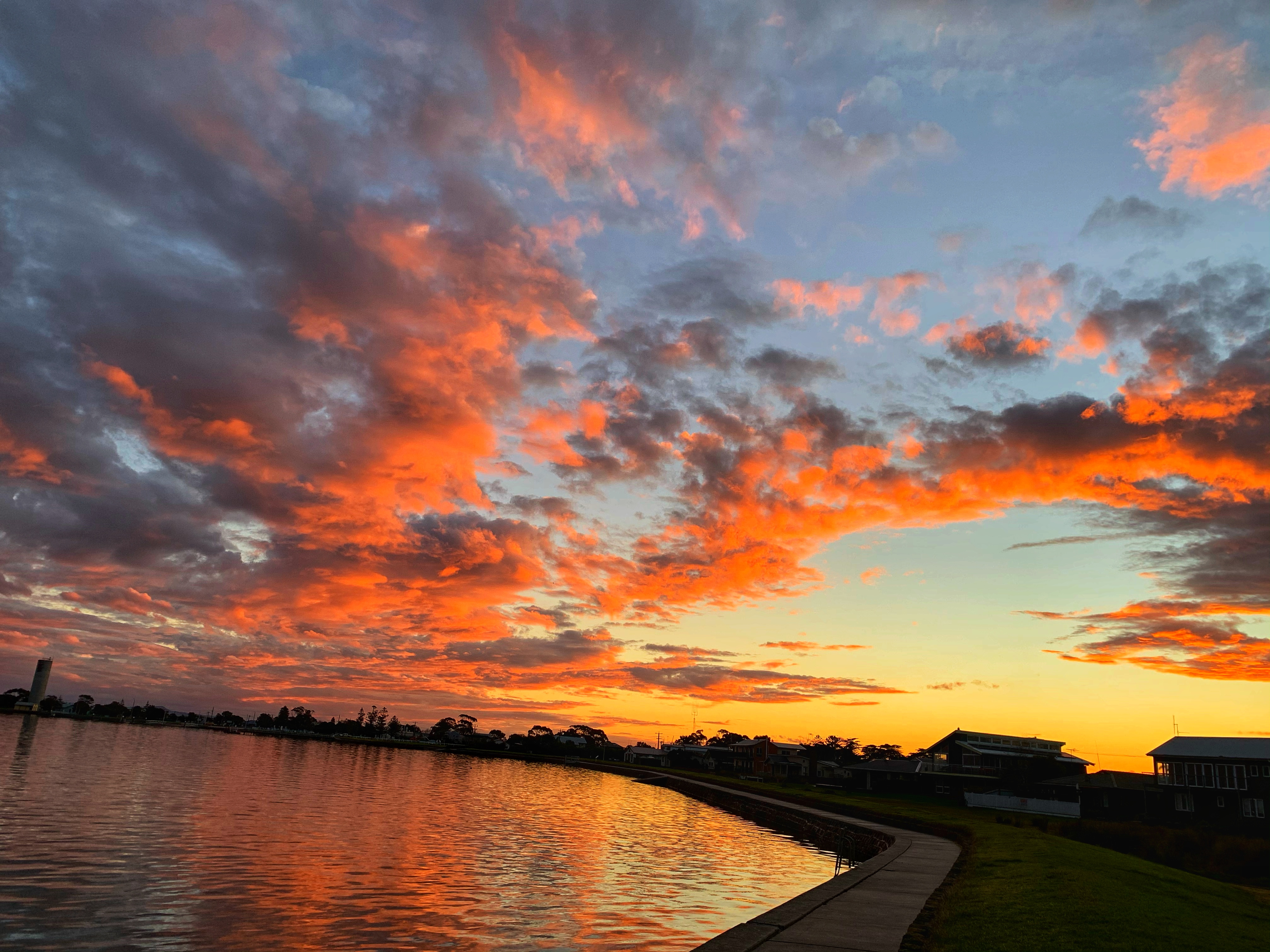 Stunning sunsets are part of the charm of Port Albert