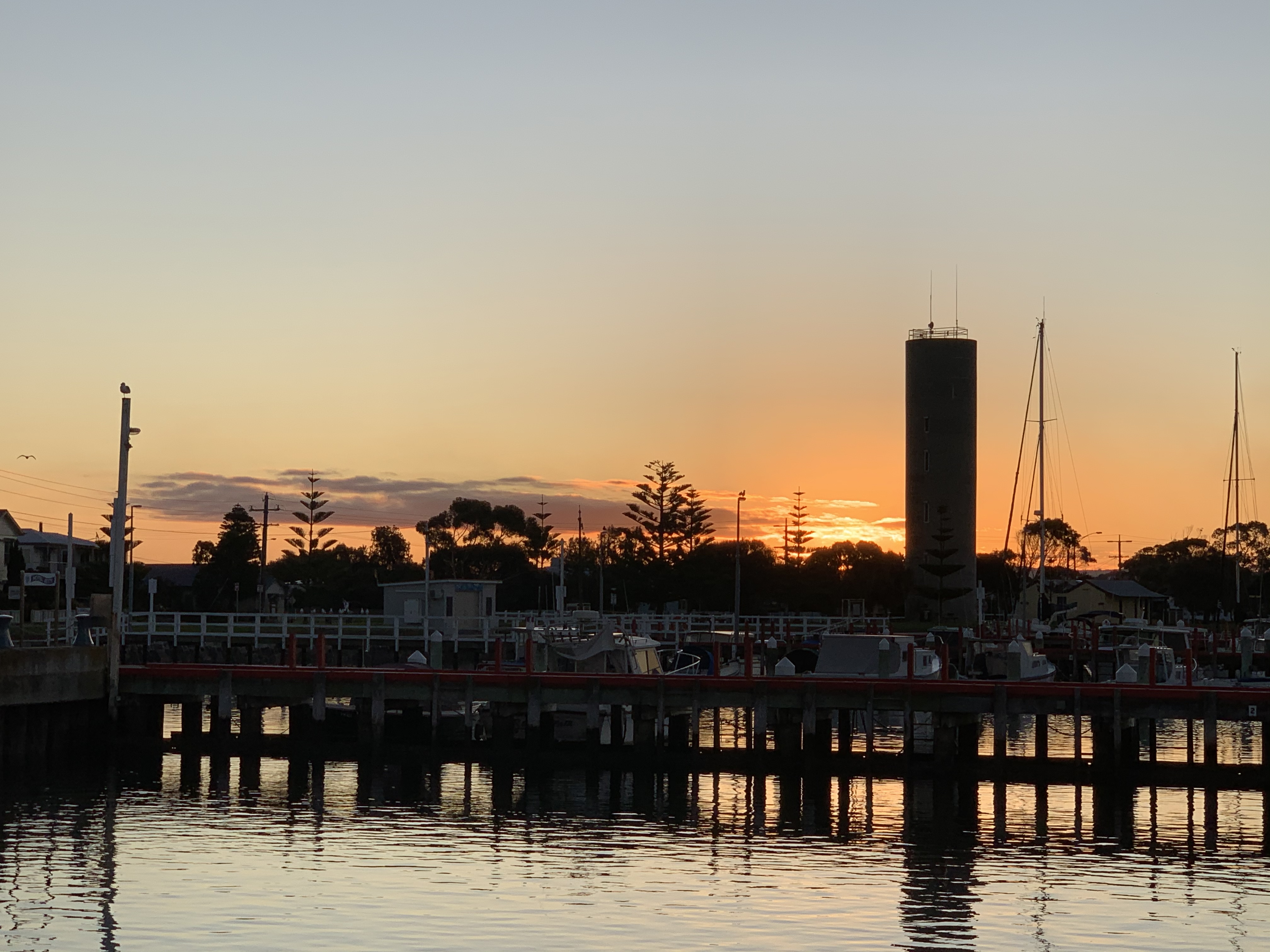 Port Albert skyline and water tower