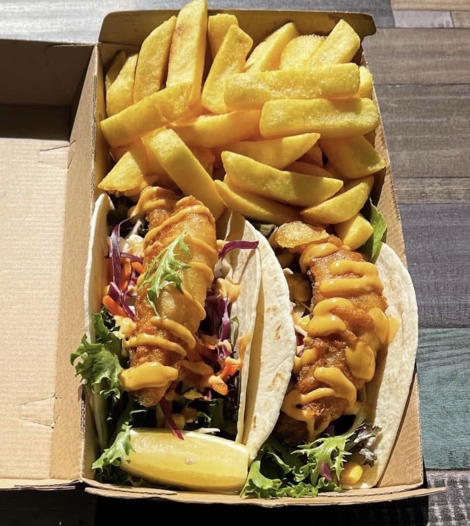 Fish Tacos are a favourite at Port Albert Fish & Chip Co