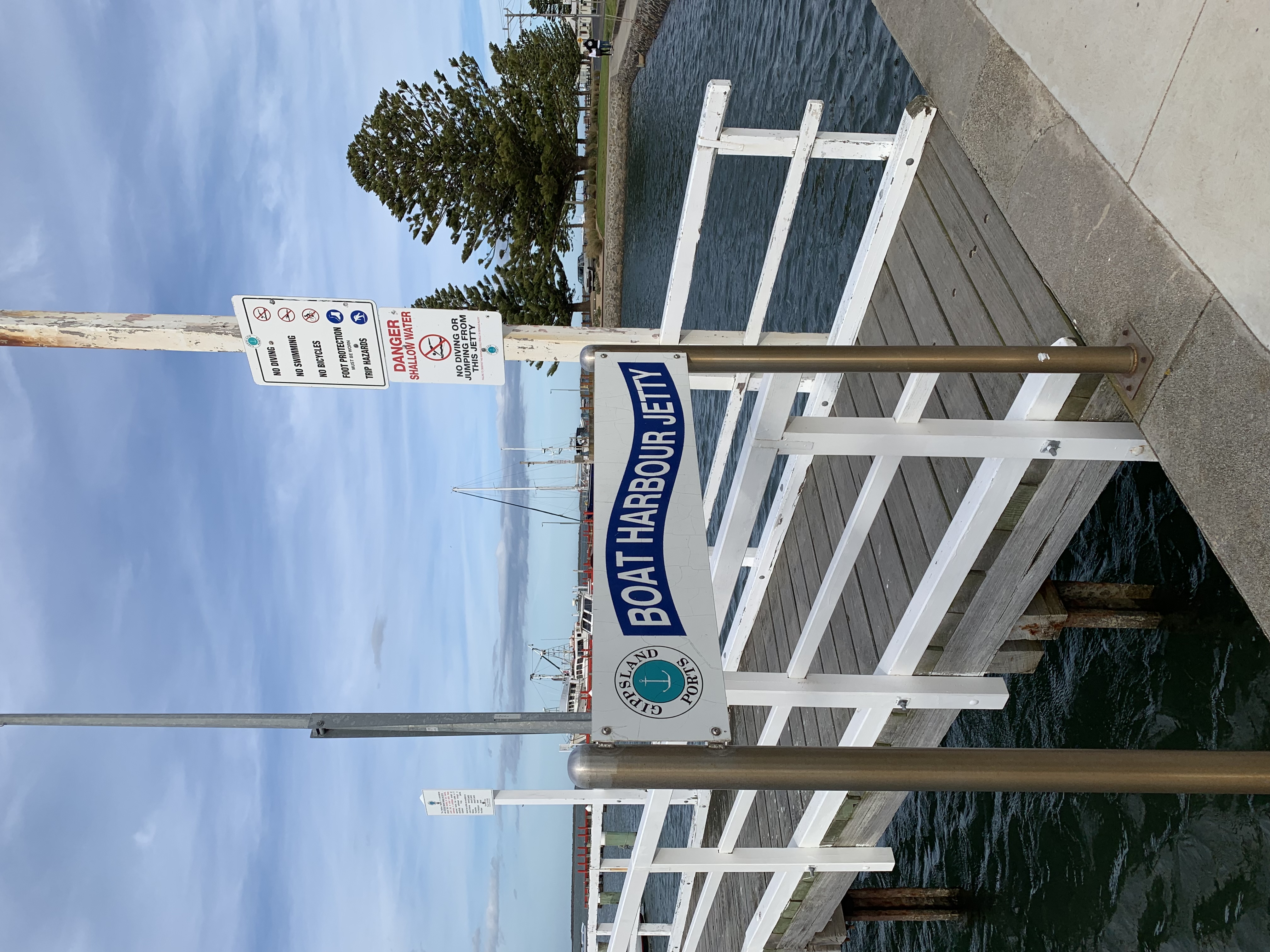 Boat Harbour Jetty just across the road