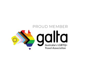 We are an inclusive accommodation and proud members of Australia’s LGBTQ+ Travel Association galta