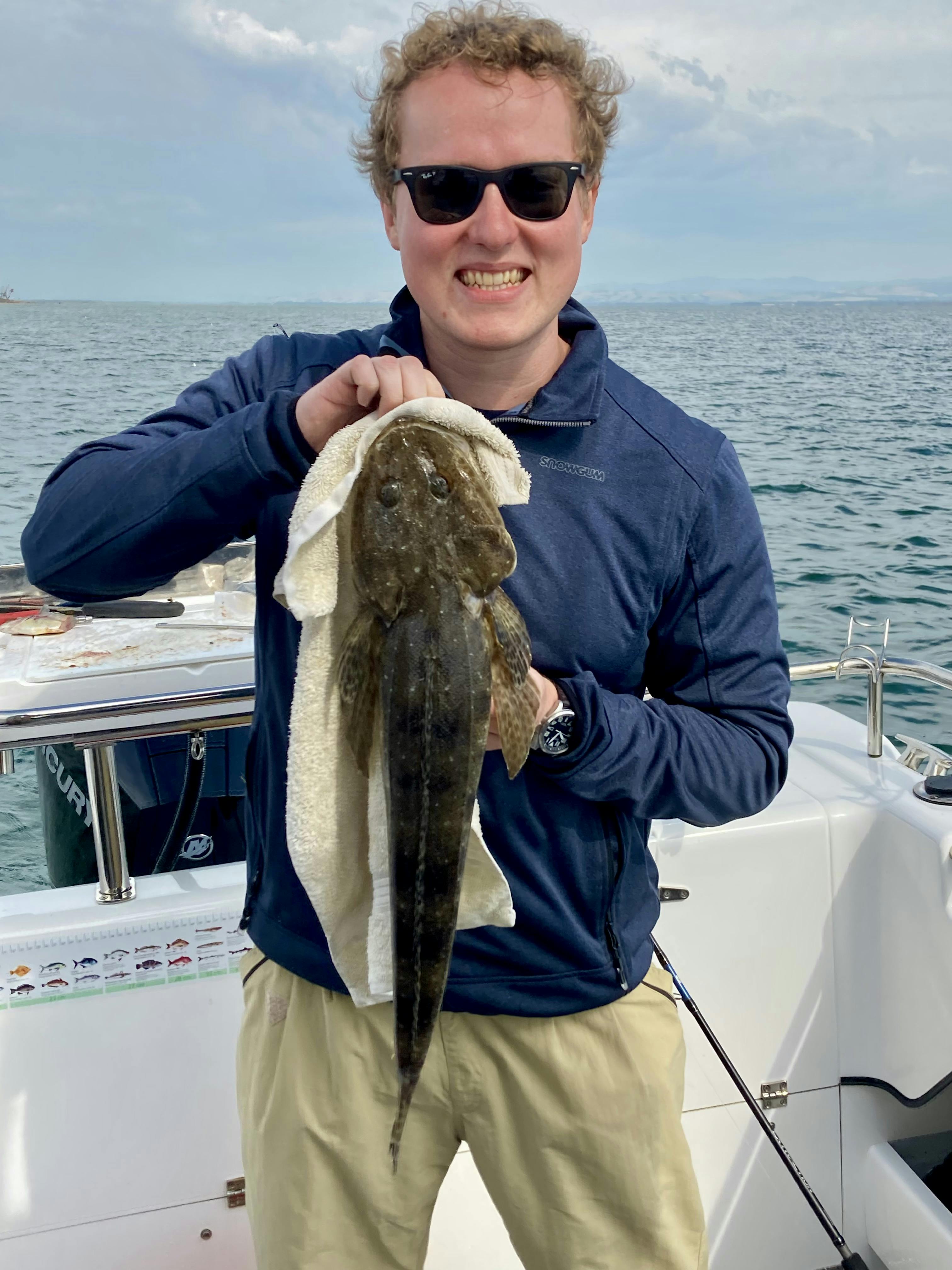 65cm Flathead caught inshore Port Albert