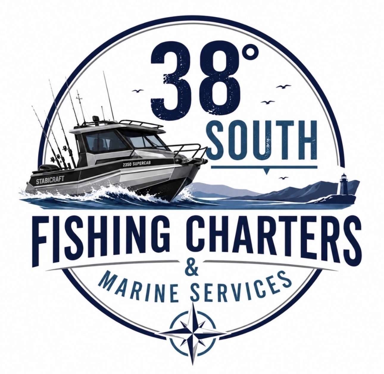 38° South Fishing Charters Stabicraft 2350 Supercab