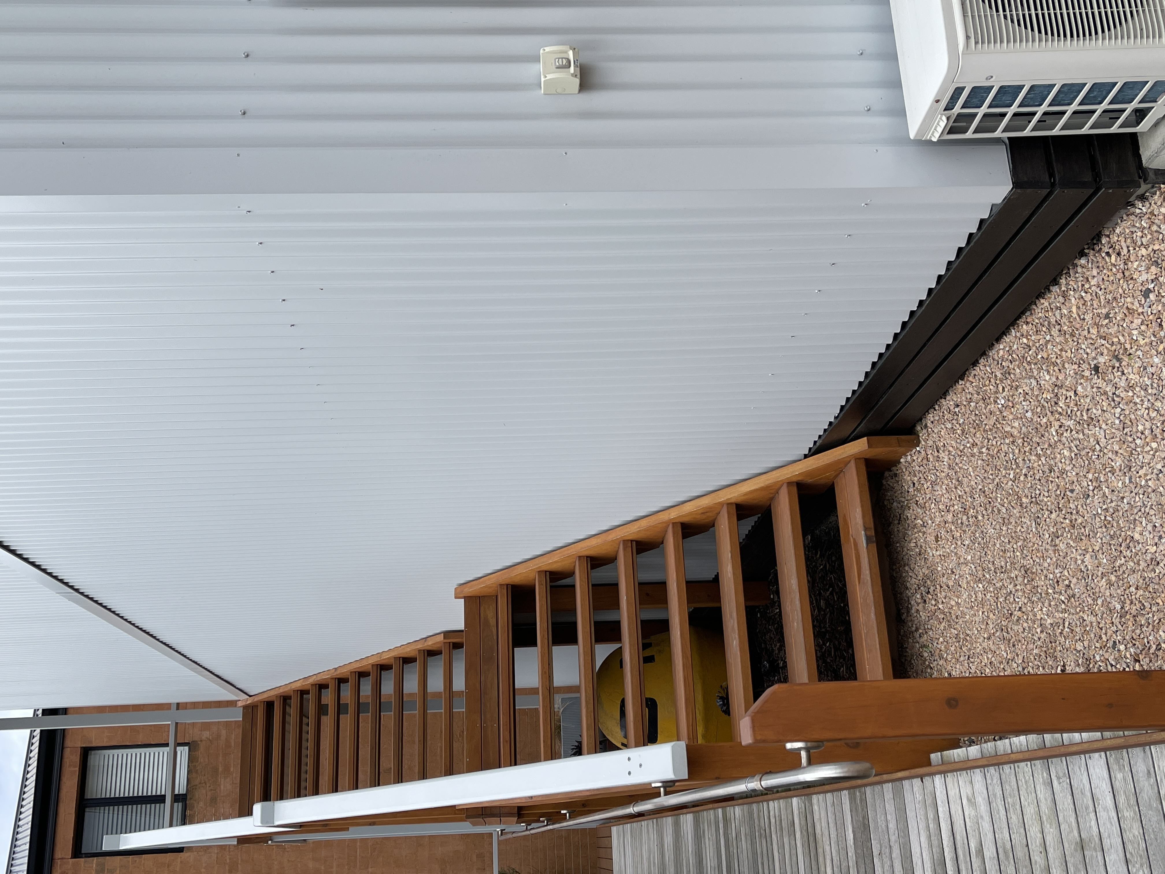 External staircase entrance to Studio 3 - balcony room