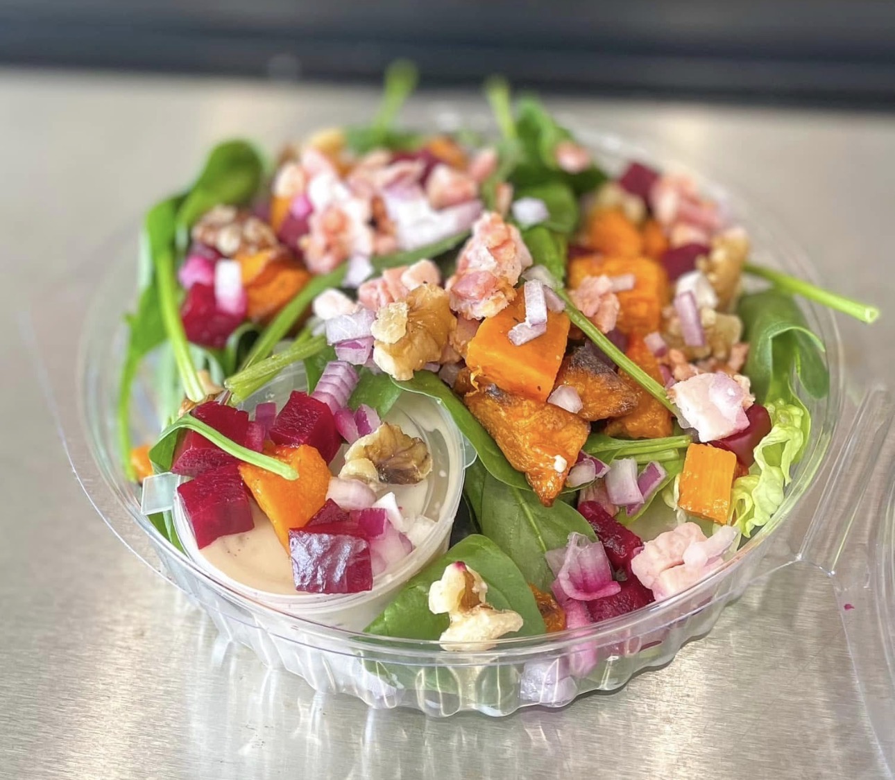 Fresh seasonal salads at Port Albert Fish & Chip Co