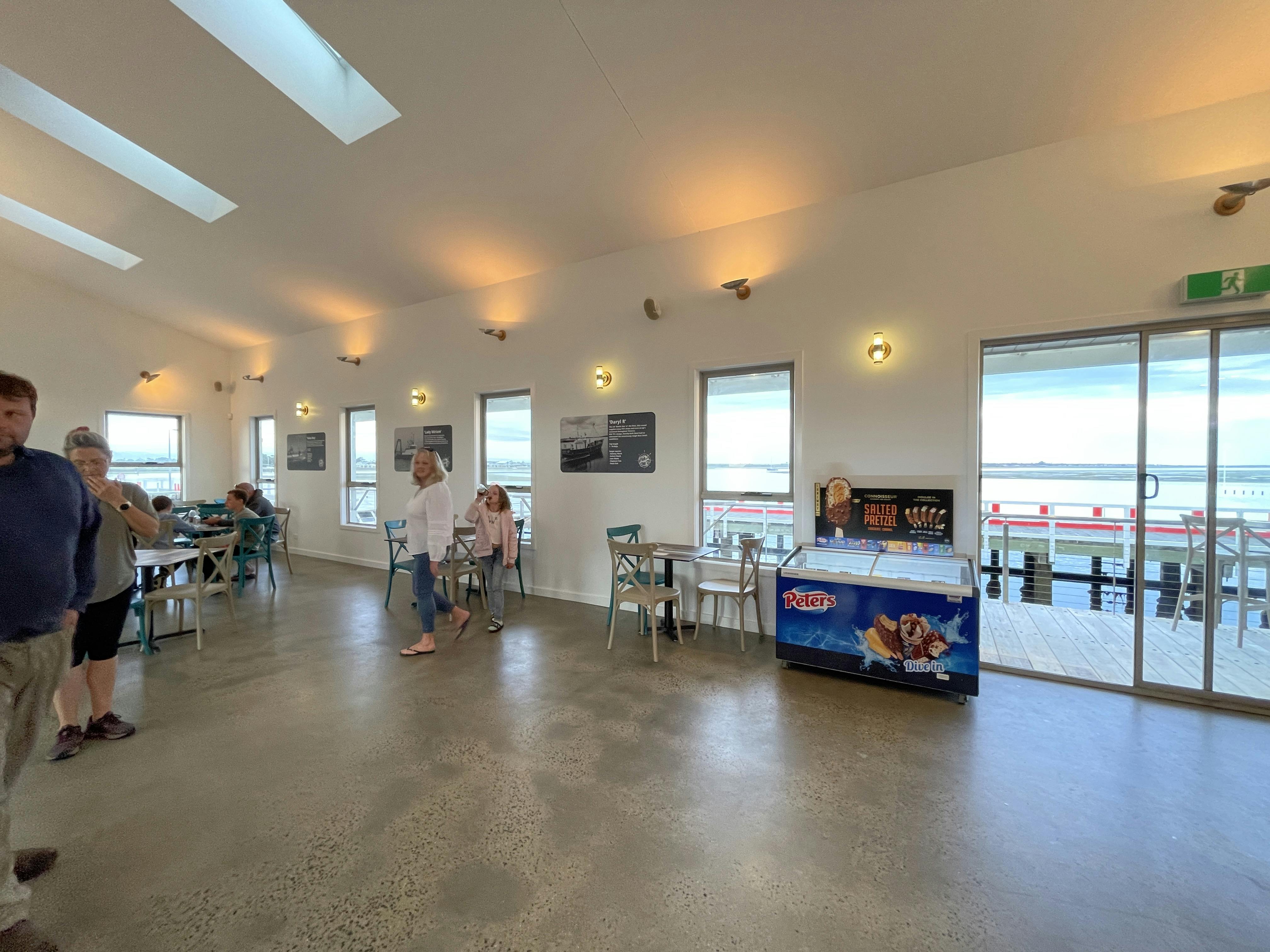 Port Albert Fish & Chip Co spacious dining area