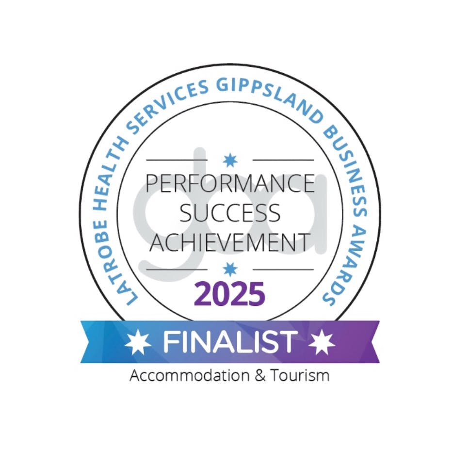2025 Gippsland Business Awards Finalist - Accommodation and Tourism