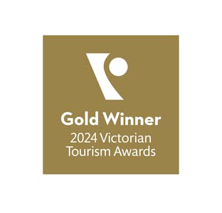 Gold winner Victorian Tourism Awards 2024