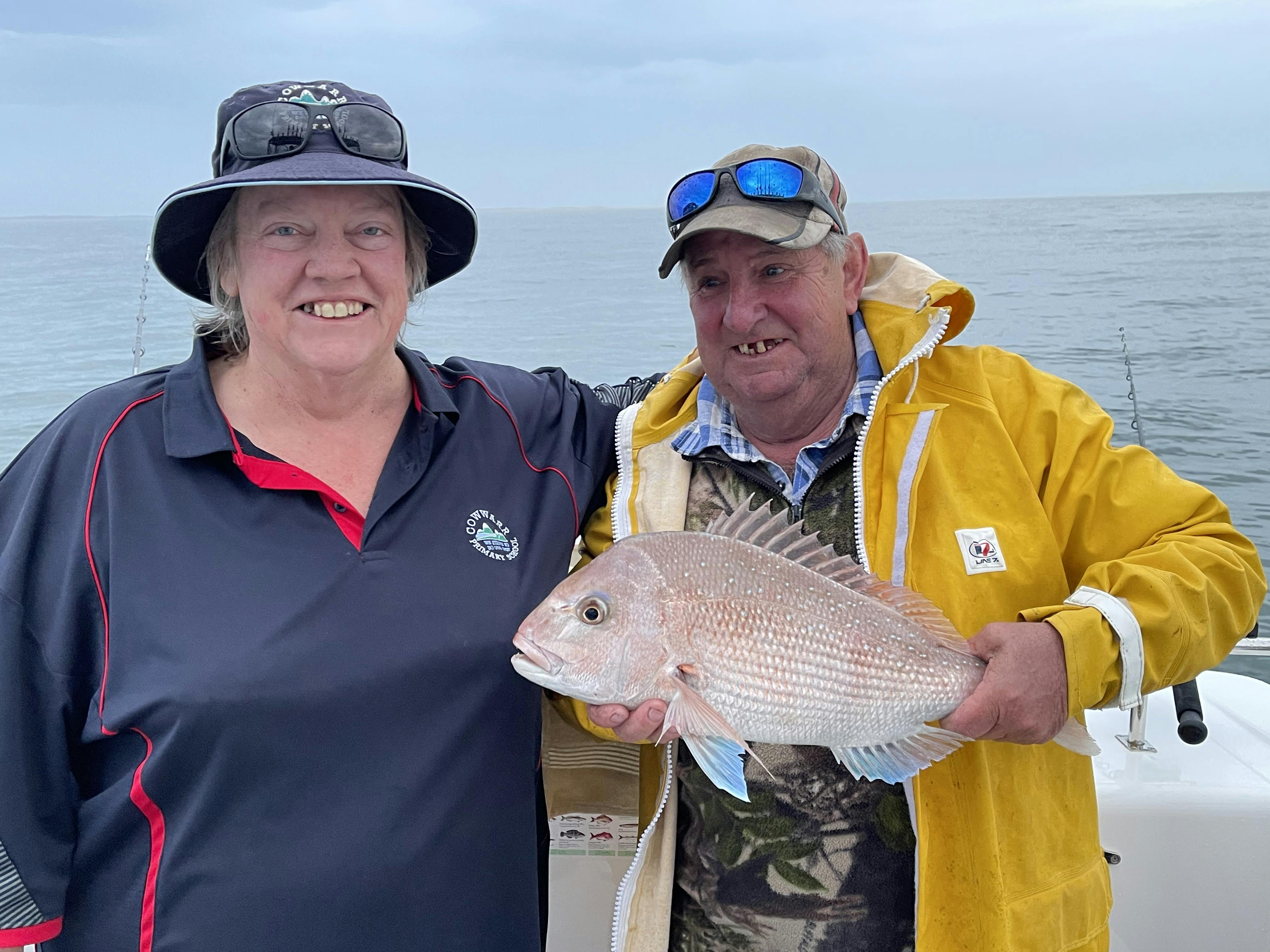 Catch snapper with Port Albert Fishing Charters & Eco Tours