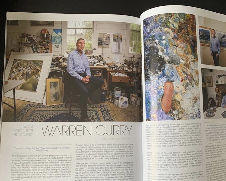 Recent article on Warren Curry, Issue #46 Gippsland Lifestyle Magaine
