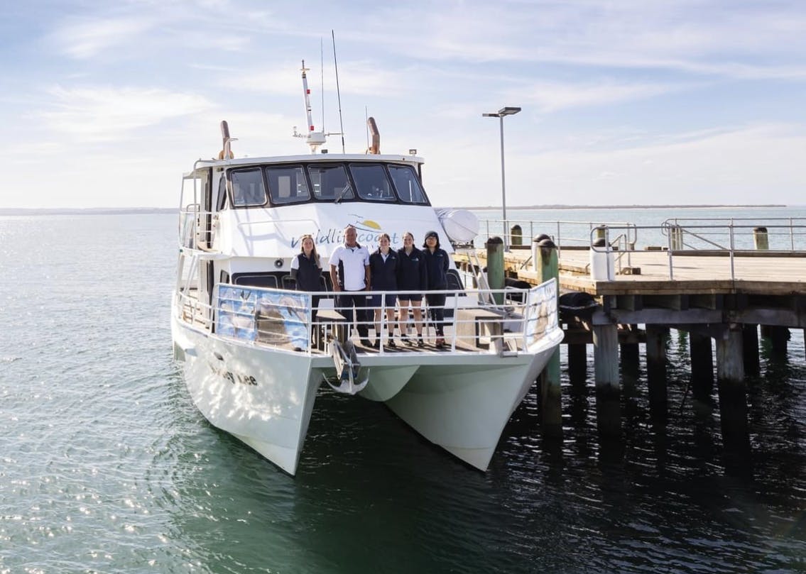 Wildlife Coast Cruises departs from Port Welshpool jetty