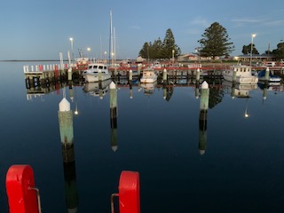 Port Albert Harbour, just across the road from Boat Harbour Jetty B&B