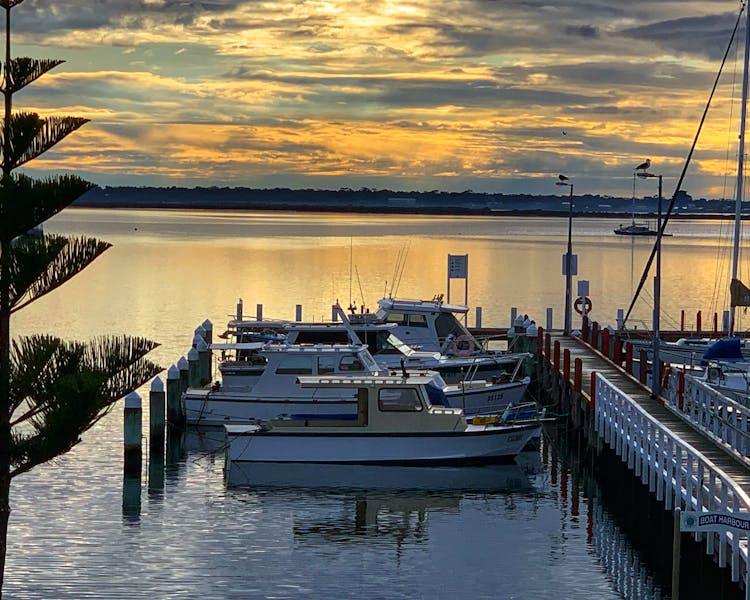 Enjoy beautiful sunrises from Boat Harbour Jetty B&B