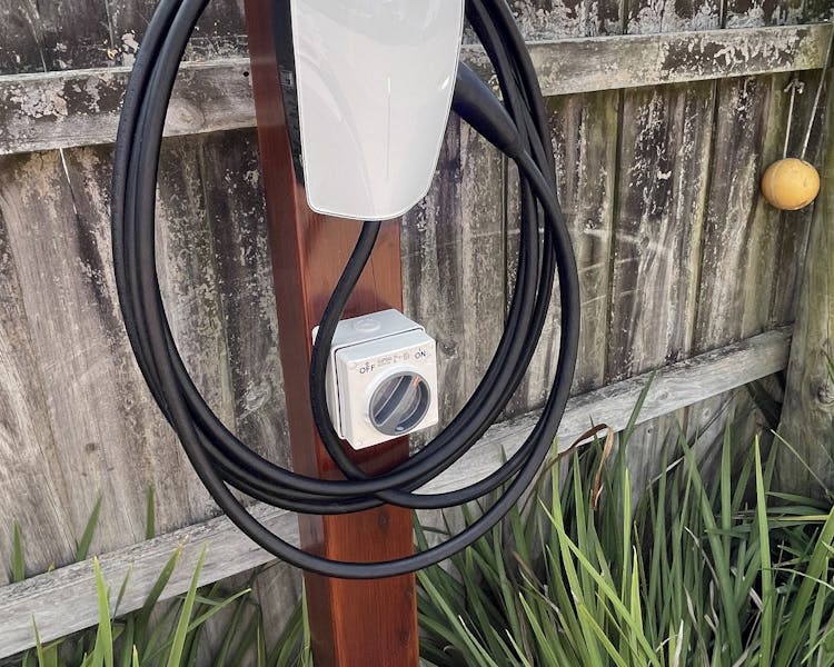 Tesla EV type 2 chargers for guests