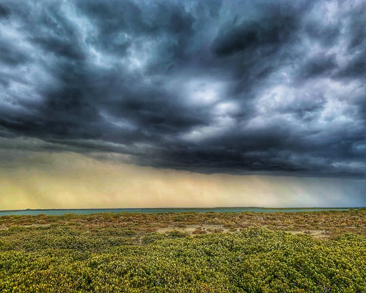 Storm clouds brewing over Nooramunga Marine & Coastal Park