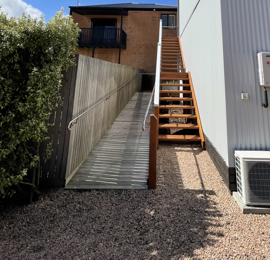 Private ramp access to Studio 2