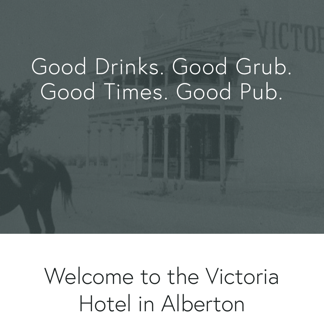 Welcome to Victoria Hotel Alberton