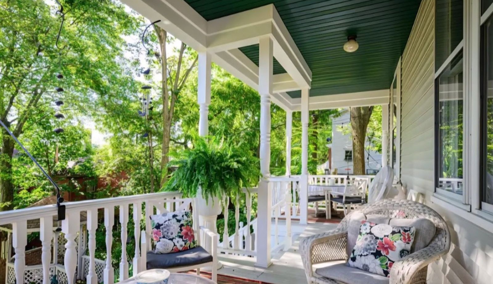 Avery House Veranda Porch Summer in Galena