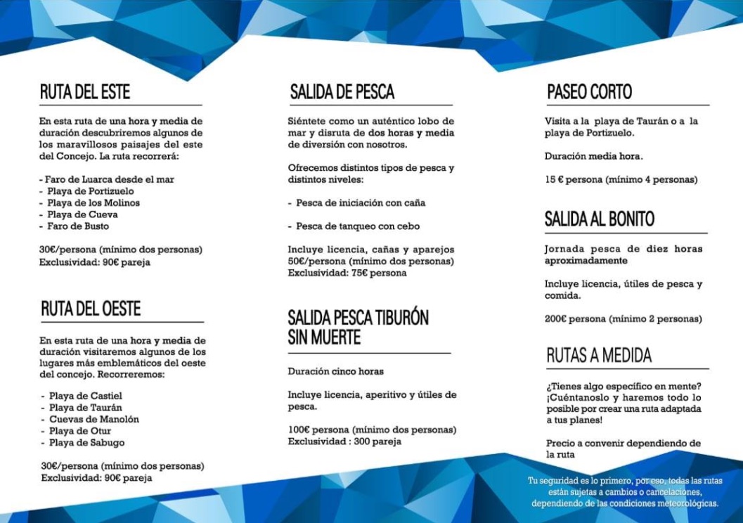 Planes para hacer, paseo en barca.