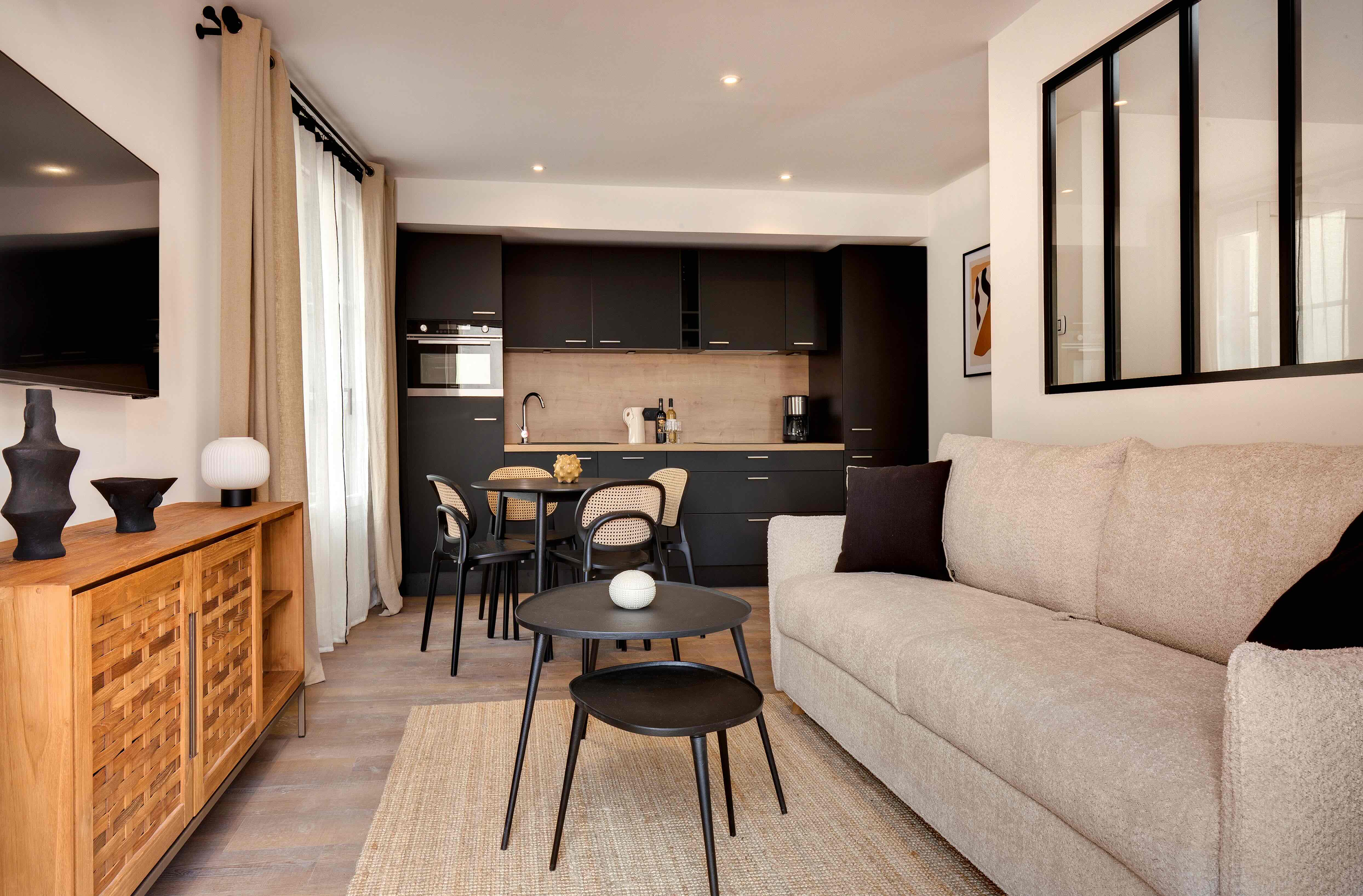 Cuisine de l'appartement Massane à Collioure