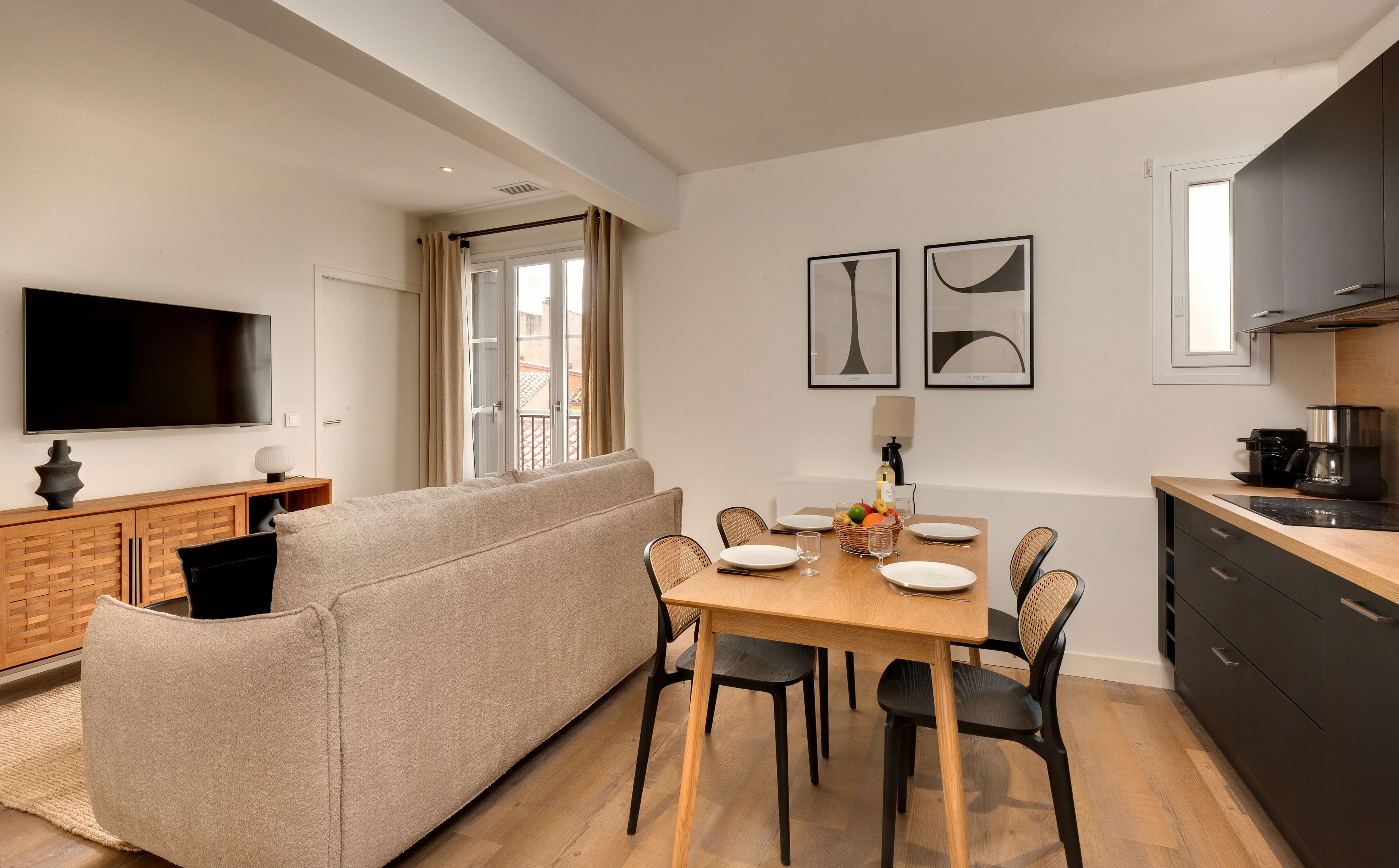 Salon de l'appartement Sailfort à Collioure