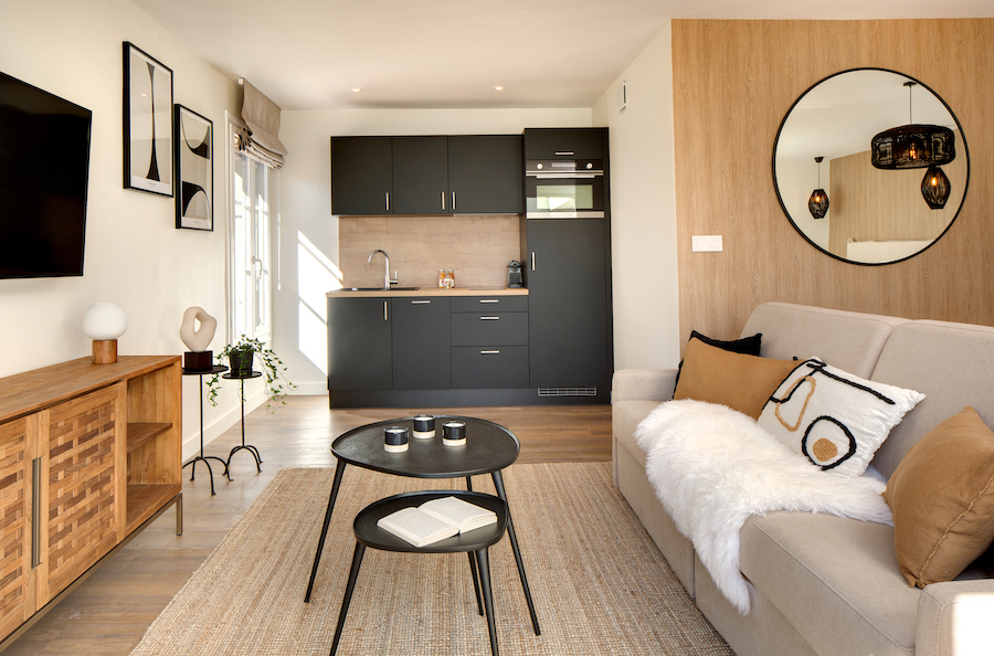 Cuisine de l'appartement Paulilles à Collioure