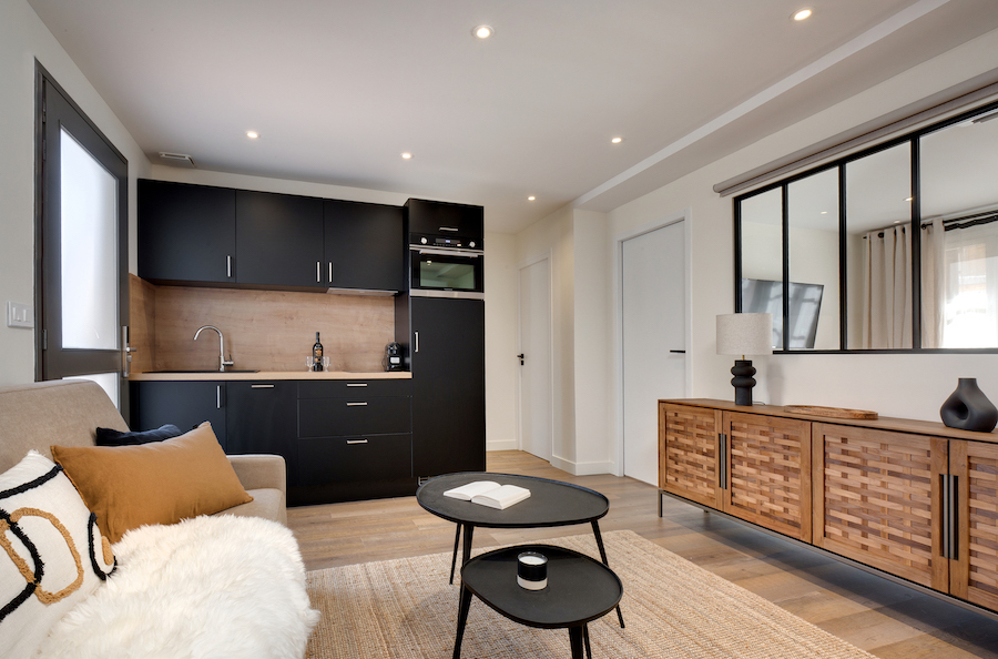 Cuisine de l'appartement Peyrefite à Collioure