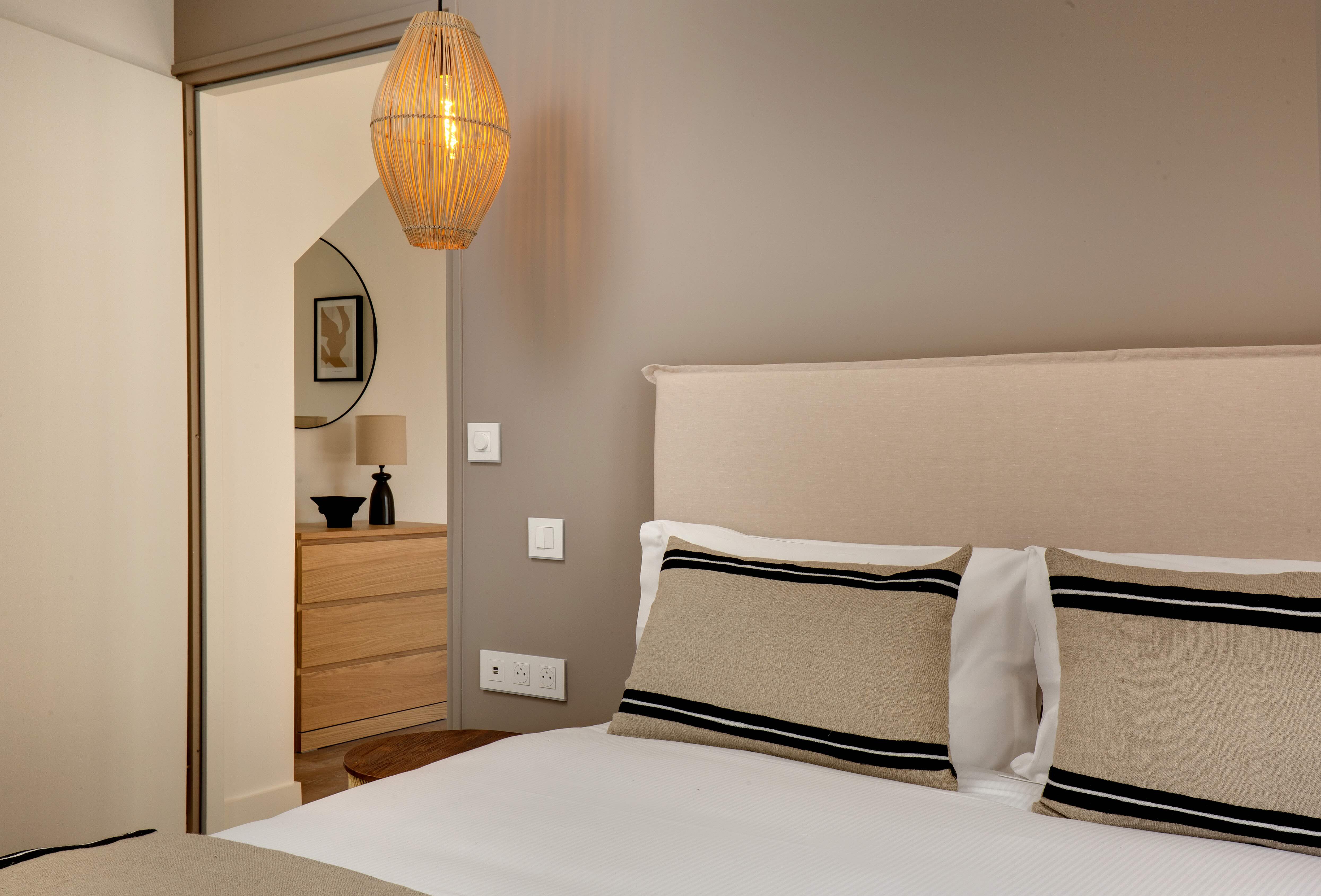 Chambre de l'appartement Saint-Elme à Collioure