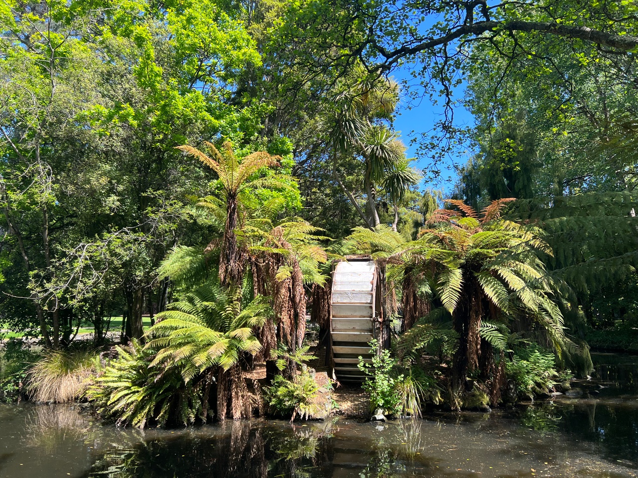 Water Wheel, Queens Park, Waihopai-Invercargill