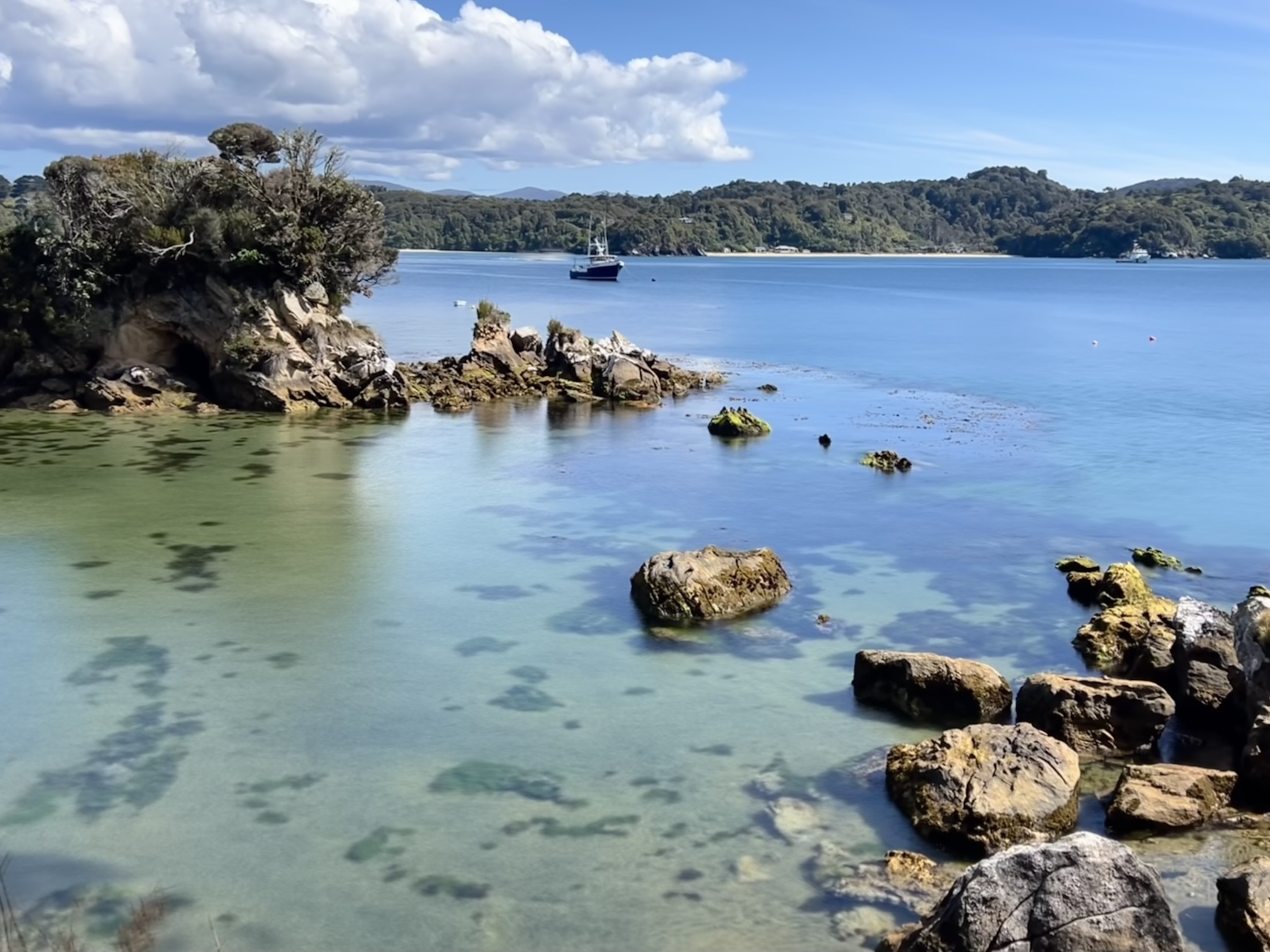 Looking towards Bathing Beach, from Elgin Terrace