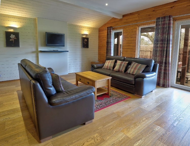 Spacious Lounge at Riverside Lodges in Ripon North Yorkshire