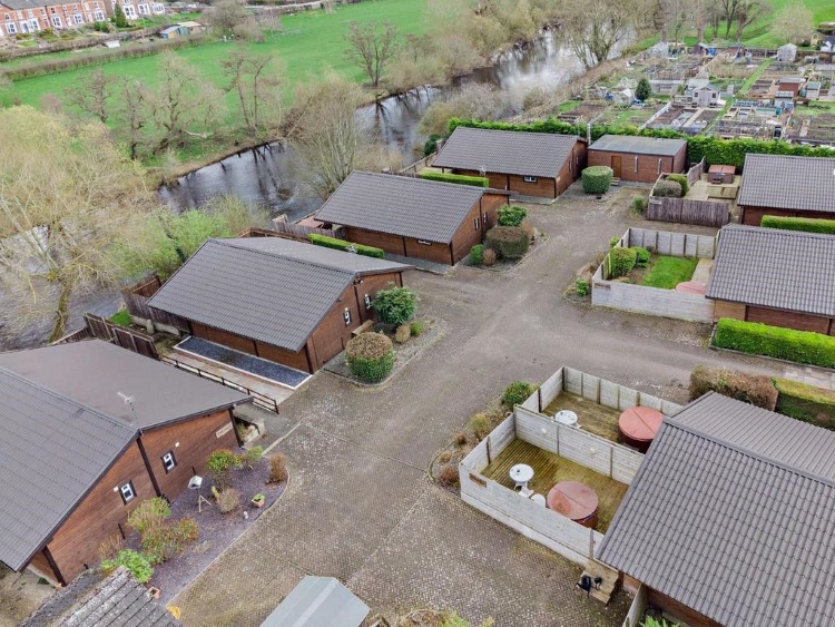 Riverside Lodges in Ripon Aerial Photo