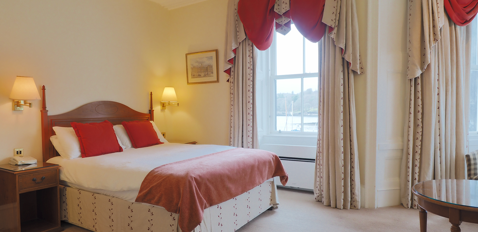 Double room in the Royal hotel, Stornoway, Isle of Lewis, Outer Hebrides