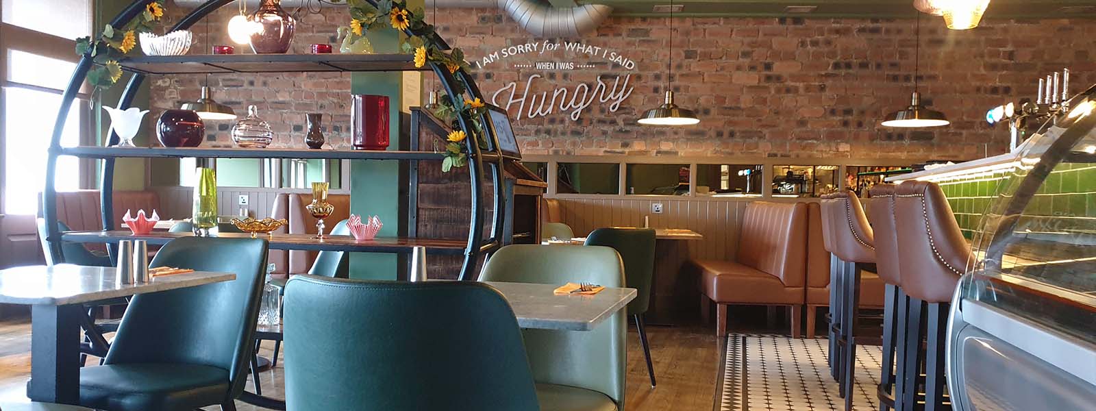 Interior in the HS-1 restaurant in the Royal Hotel, Stornoway, Isle of Lewis