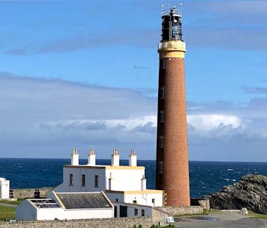 The Butt of Lewis Lighthouse is situated on the Isle of Lewis in the Outer Hebrides. It was engineered by David Stevenson