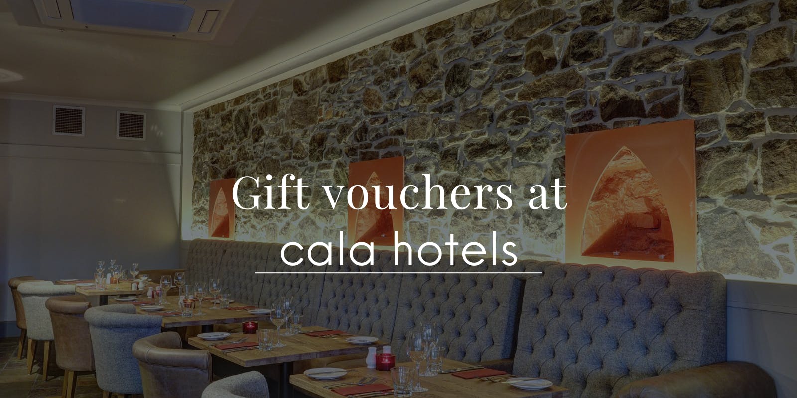 Gift vouchers are availabe at the Cala Hotels