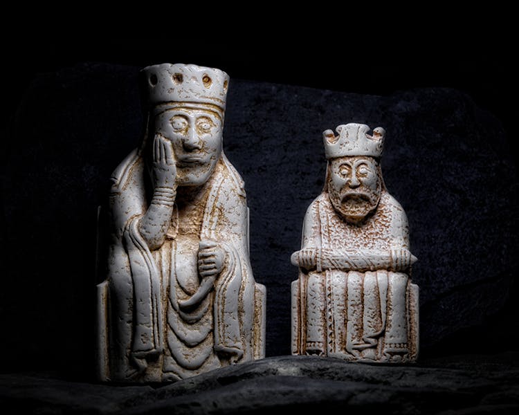 The Lewis chessmen or Uig chessmen, named after the island or the bay where they were found