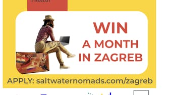 win a moth in Zagreb, digital nomads