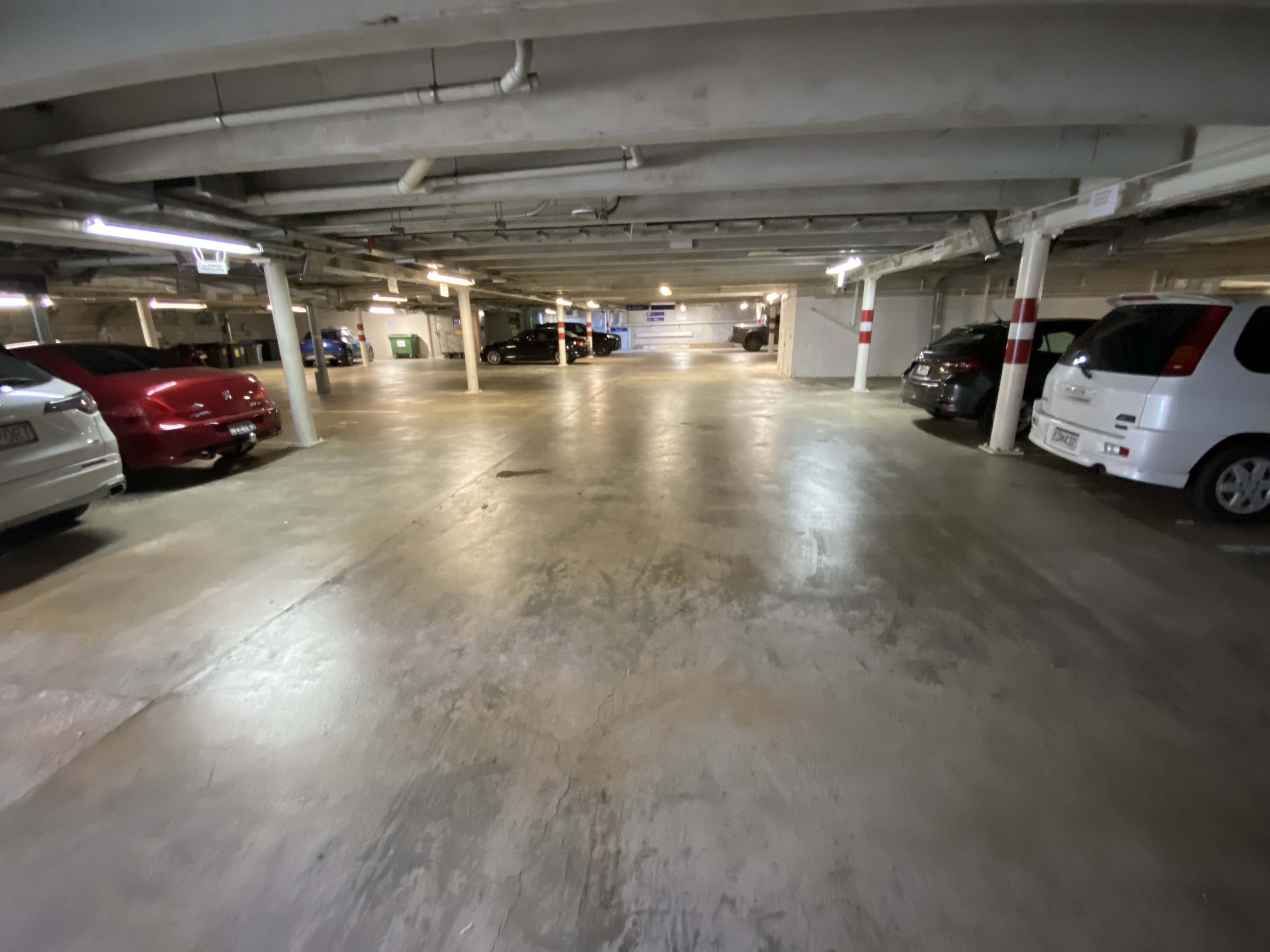 Secure ""Privatge Bay" underground parking.