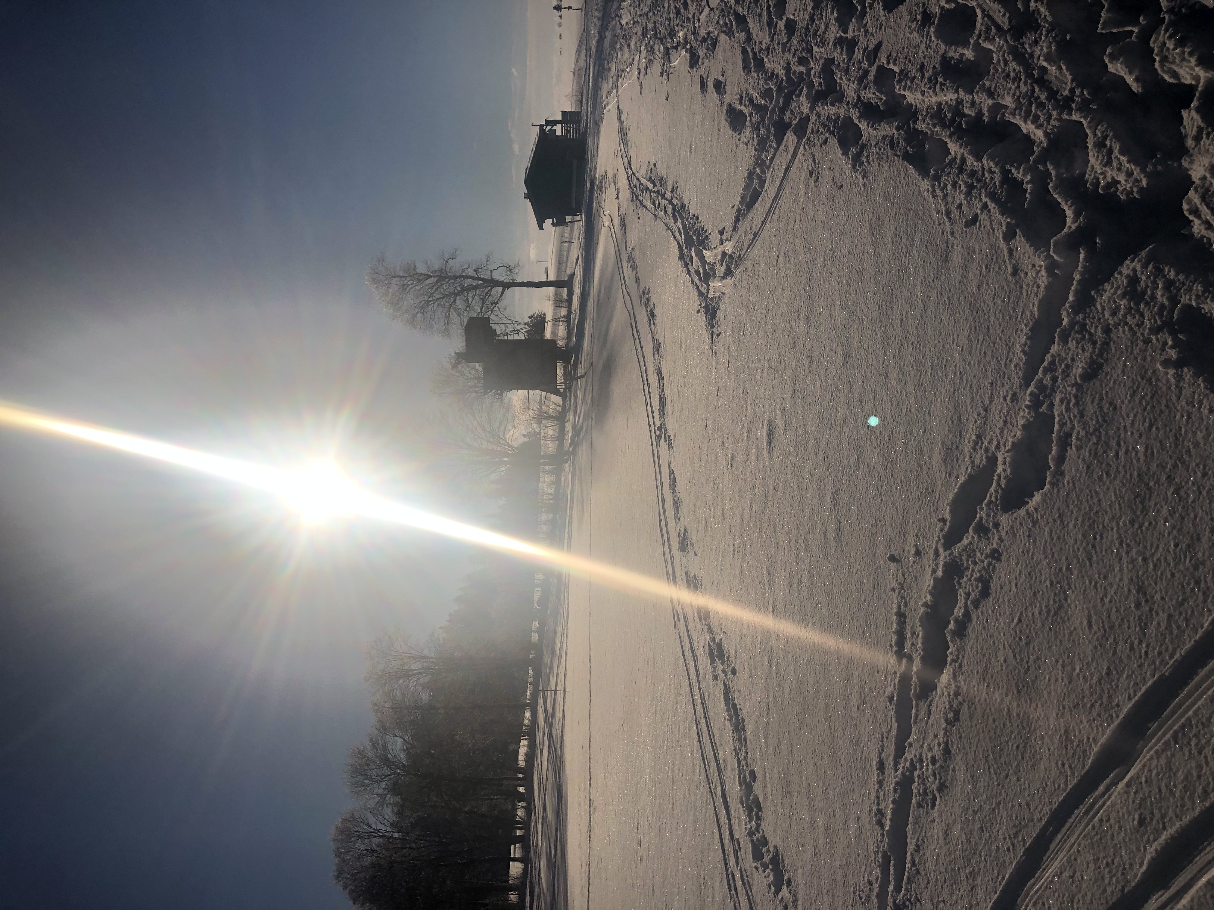 Paysage du Doubs sous la neige