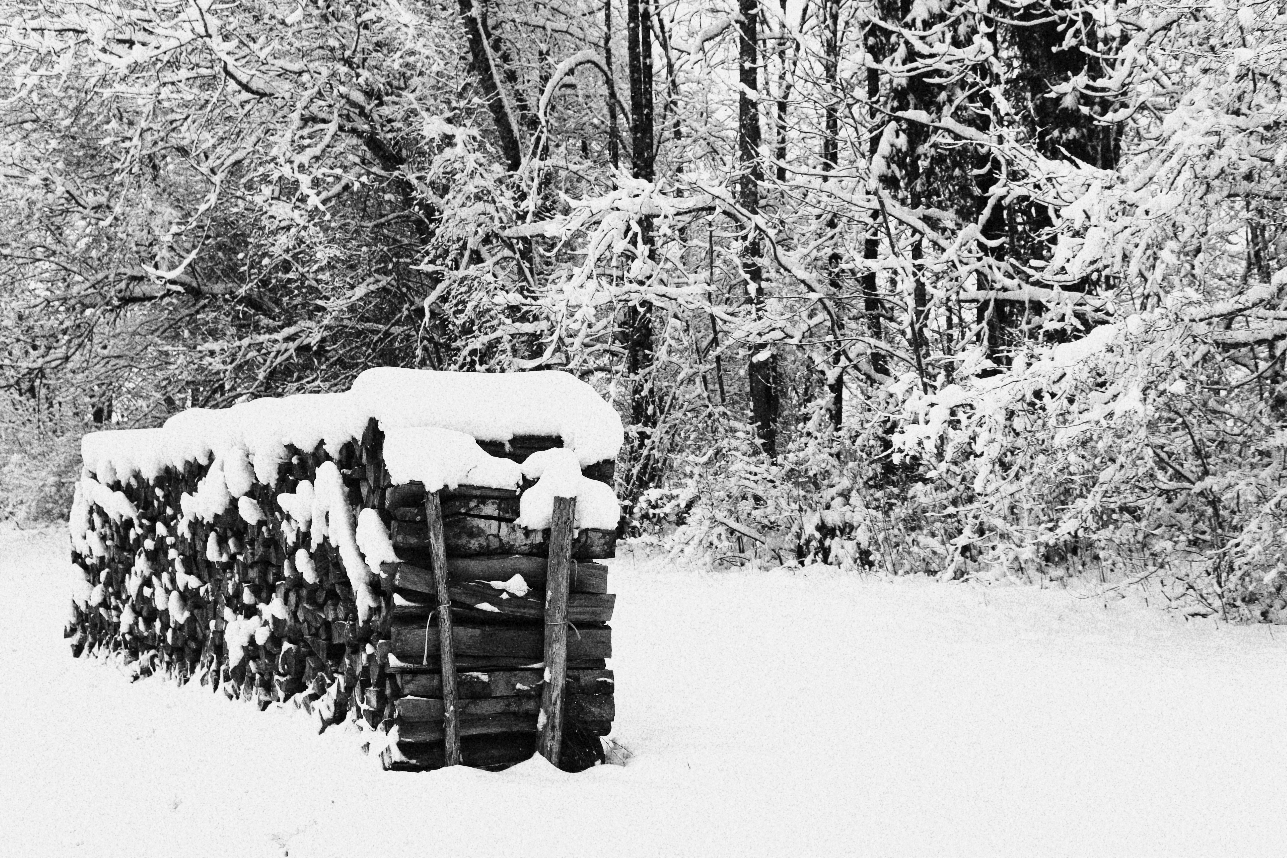 Paysage du Doubs sous la neige