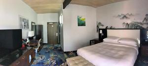 Elite Room 3 with king size bed for two guests at WangShi Palace