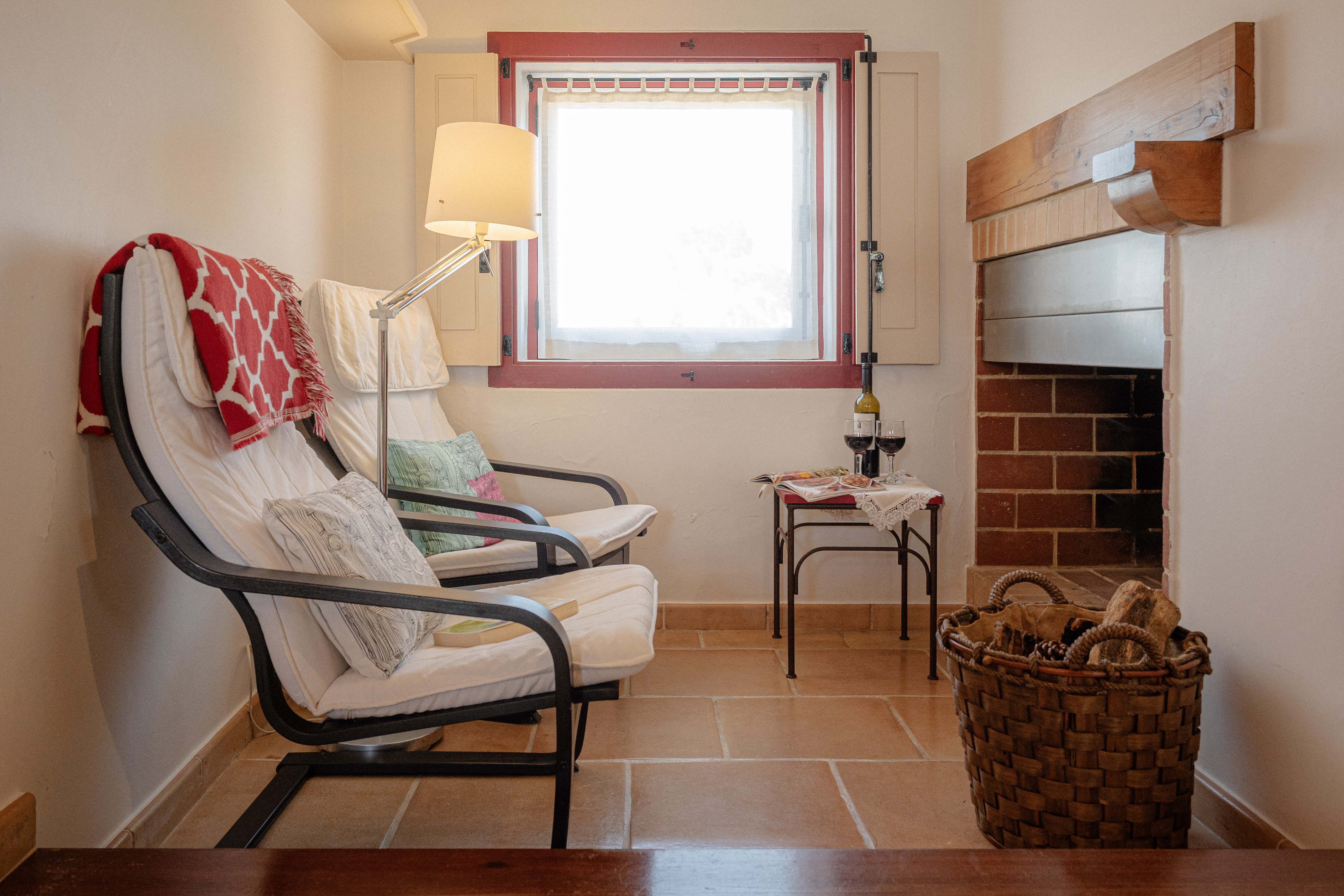 Casa Vermelha - Open space - Lareira