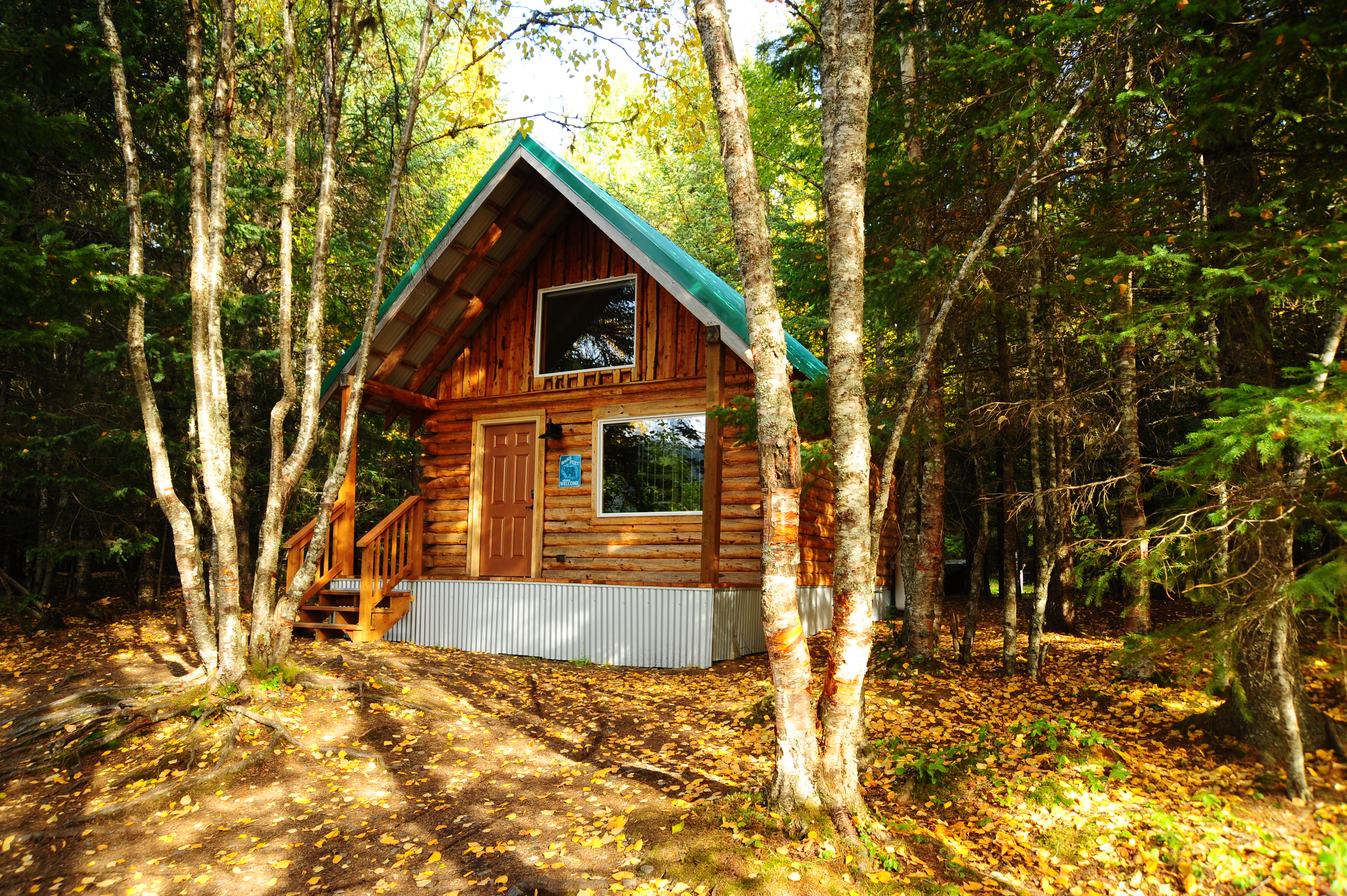 Lakeside Cabin Outside
