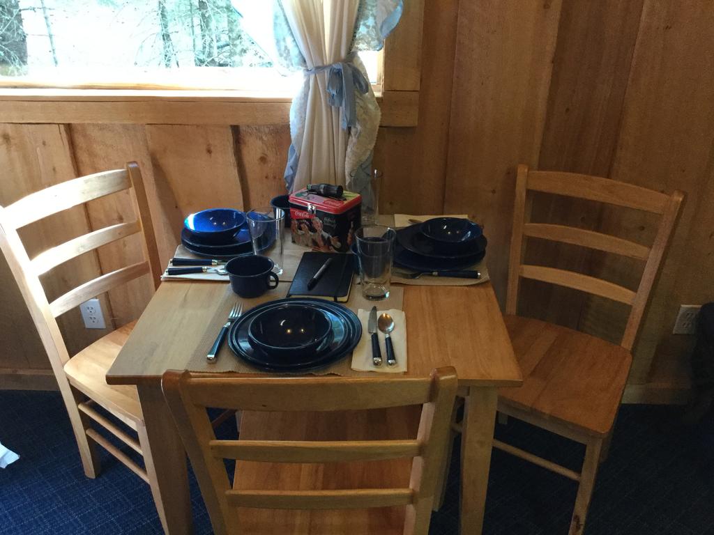 Cabin #8 dining