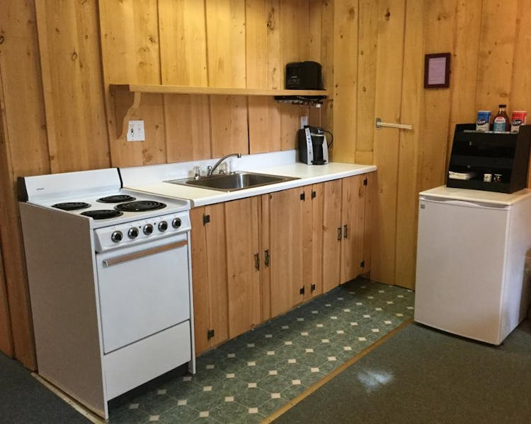 Cabin #6 kitchen